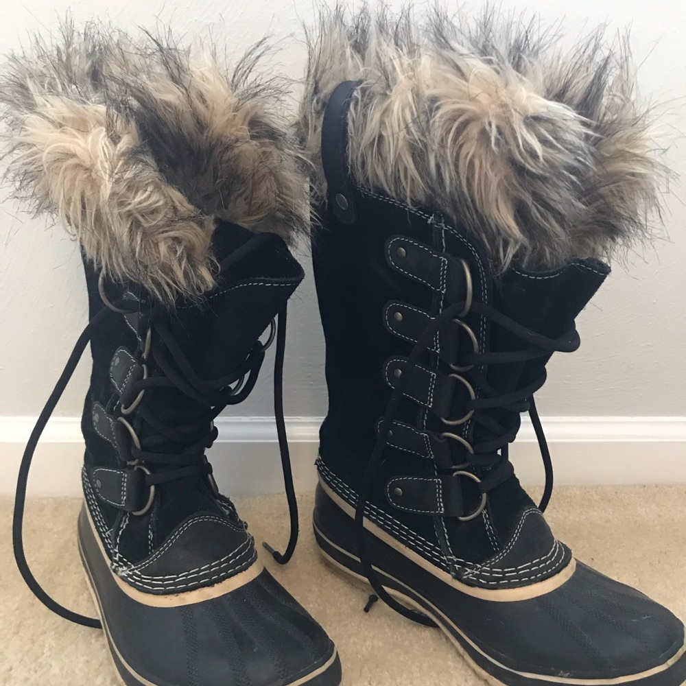 Sorel Joan of Arc boots - black sz 8